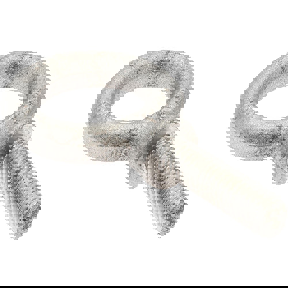 Fixed Lifting Eye Bolt: With Shoulder, 1,160 lb Capacity, 3/8-16 Thread, Grade 304 Stainless Steel